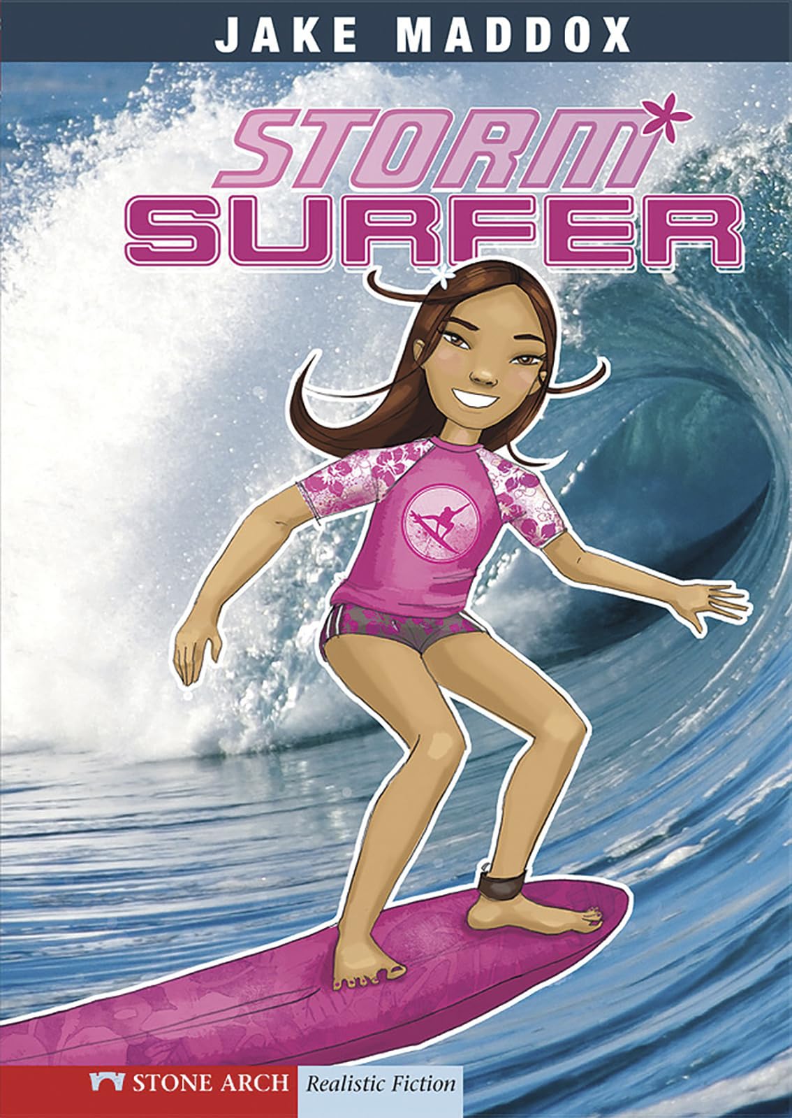 Storm Surfer (Jake Maddox Girl Sports Stories)