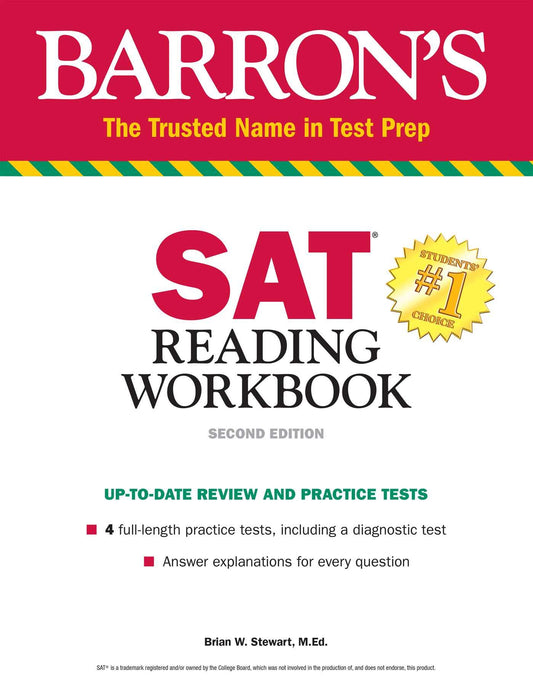 SAT Reading Workbook (Barron's SAT Prep)