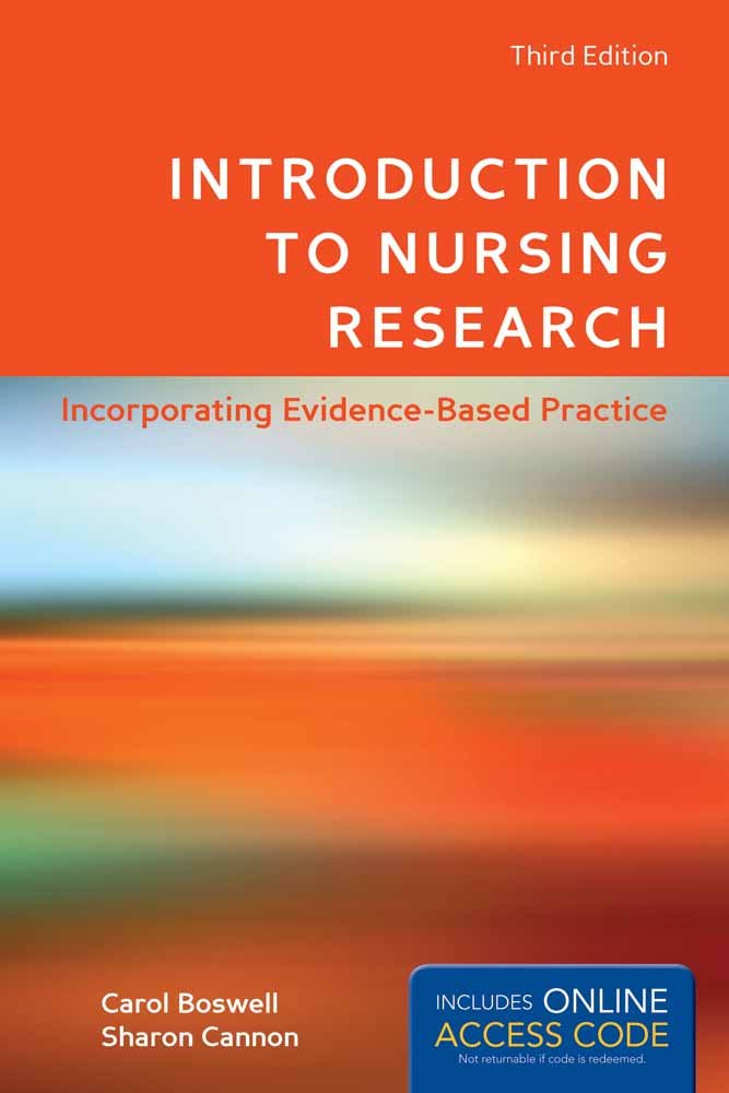 Introduction to Nursing Research: Incorporating Evidence-Based Practice
