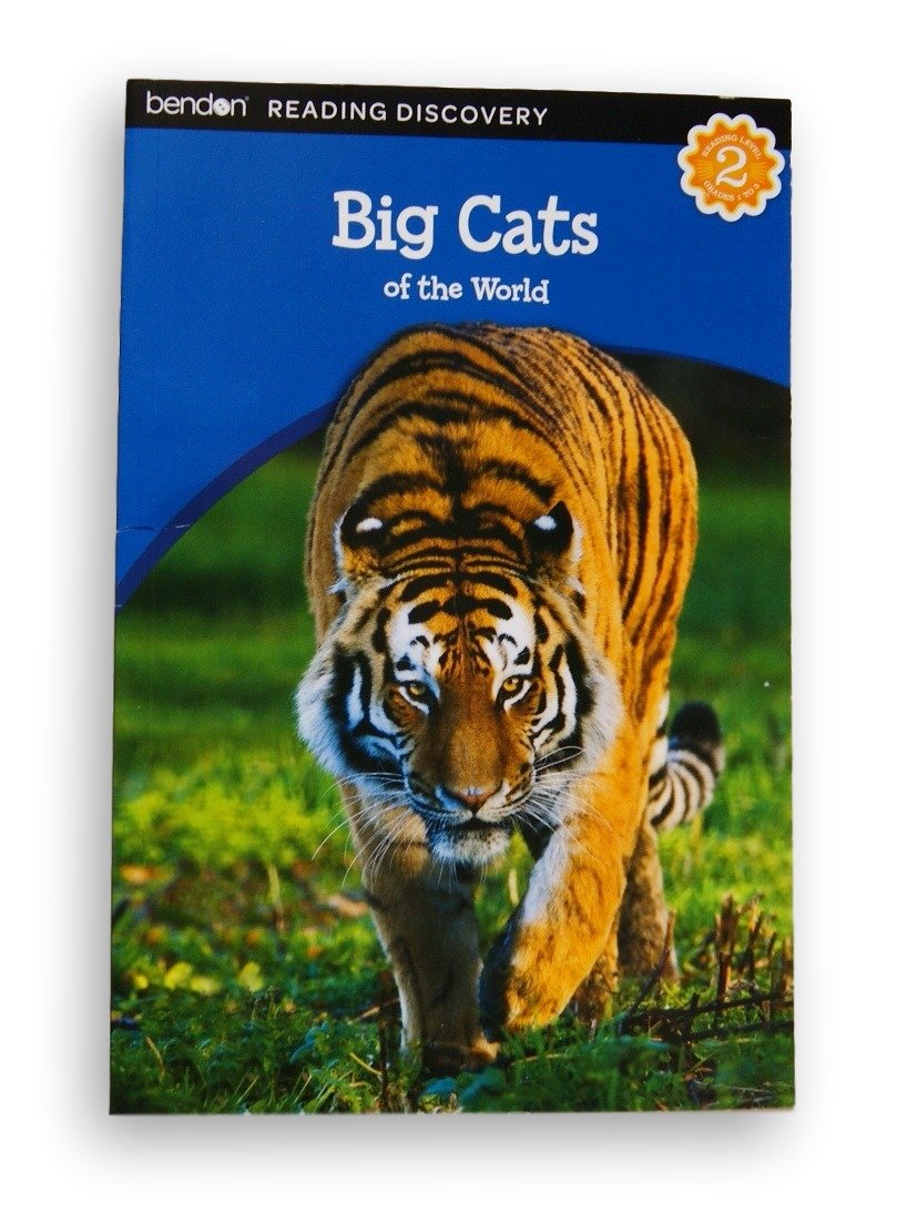 Bendon Reading Discovery Book Level 2 - Big Cats of the World - Grades 1-3
