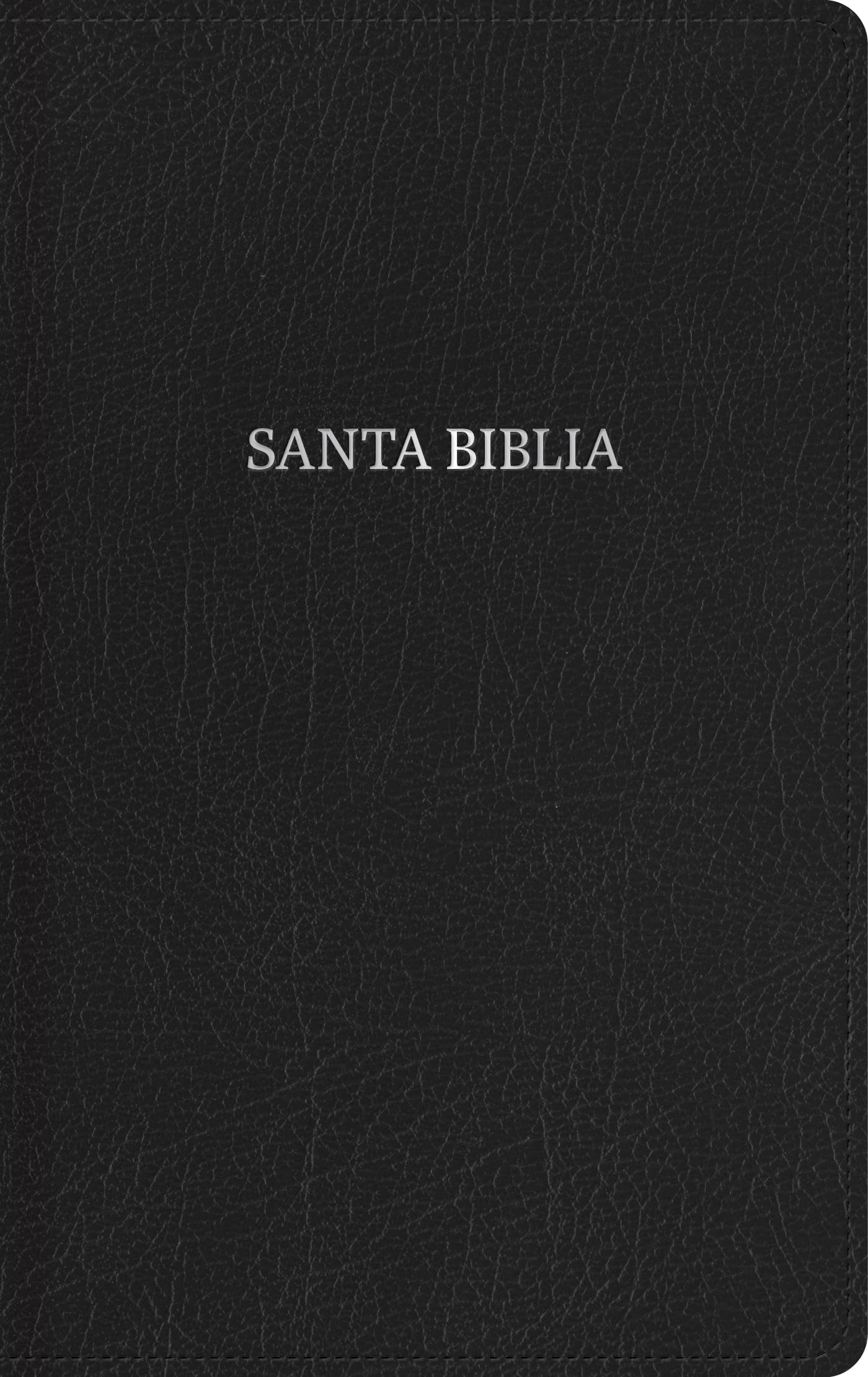 Biblia Reina Valera 1960 Compacta, Letra Grande, negro, piel fabricada | RVR 1960 Compact Bible Large Print Black, Bonded Leather (Spanish Edition)