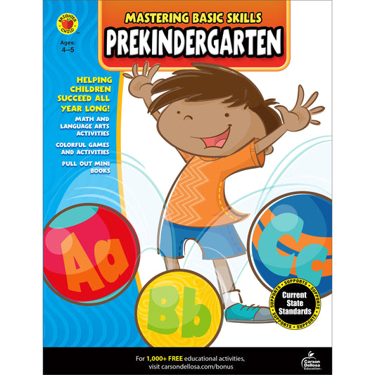 Mastering Basic Skills PreKindergarten Workbook