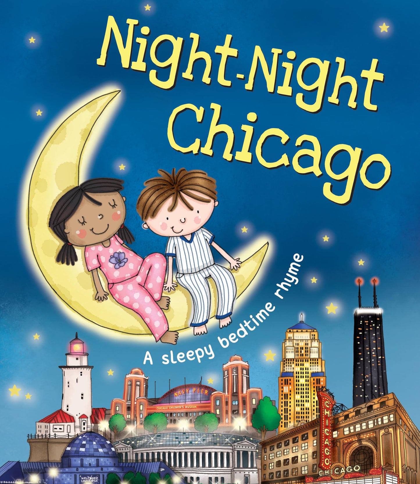 Night-Night Chicago: A Bedtime Board Book of Chicago Landmarks