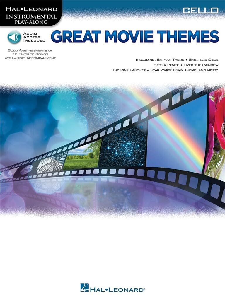 Great Movie Themes: for Cello Instrumental Play-Along (Hal Leonard Instrumental Play-along)