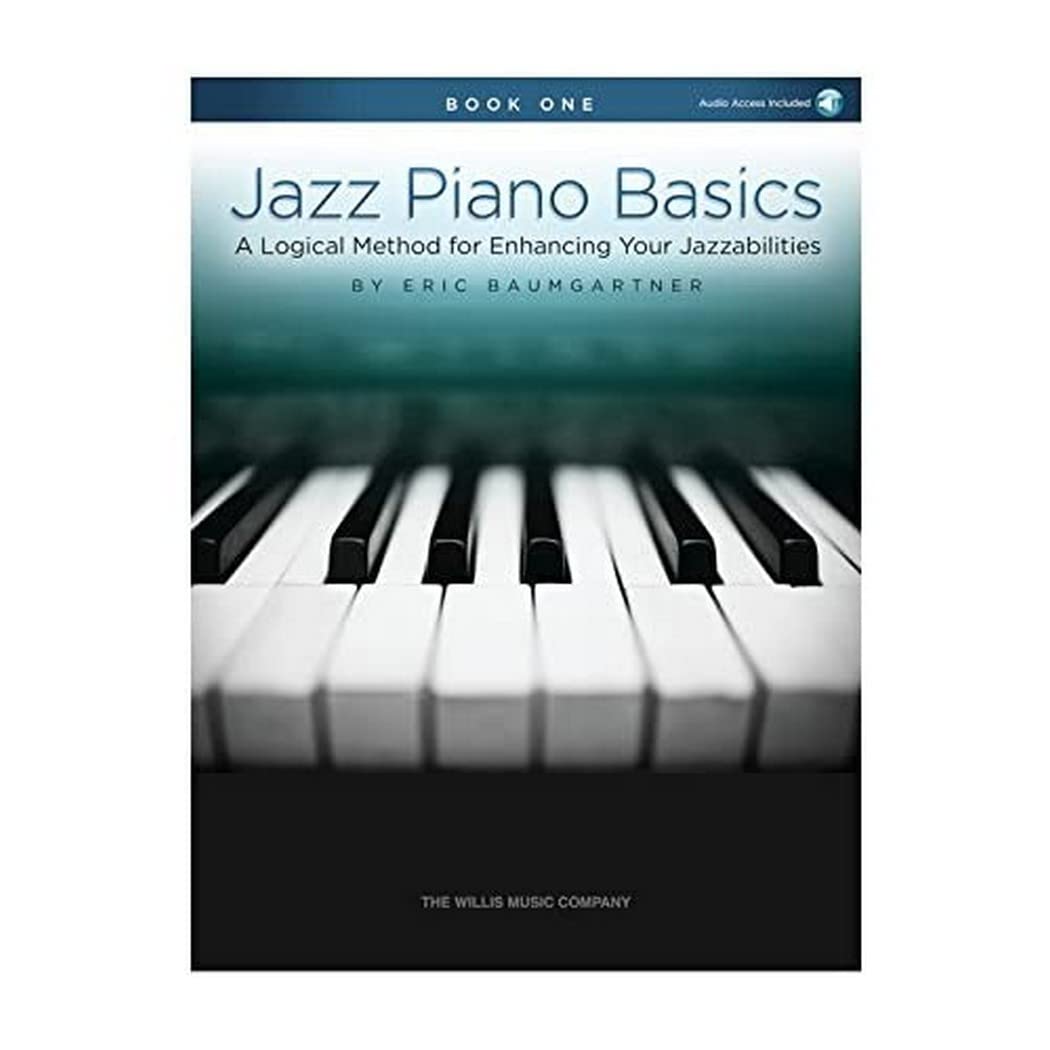 Jazz Piano Basics Book 1 by Eric Baumgartner | Jazz Piano Sheet Music for Intermediate Players | Learn Jazz Chords Scales Improvisation | Jazzabilities Method with Online Audio | Piano Songbook Guide