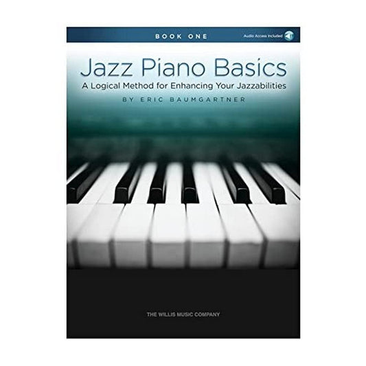 Jazz Piano Basics Book 1 by Eric Baumgartner | Jazz Piano Sheet Music for Intermediate Players | Learn Jazz Chords Scales Improvisation | Jazzabilities Method with Online Audio | Piano Songbook Guide
