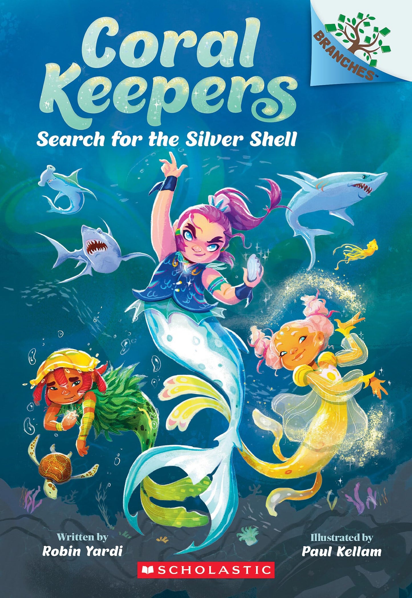 Search for the Silver Shell: A Branches Book (Coral Keepers #1) (1)