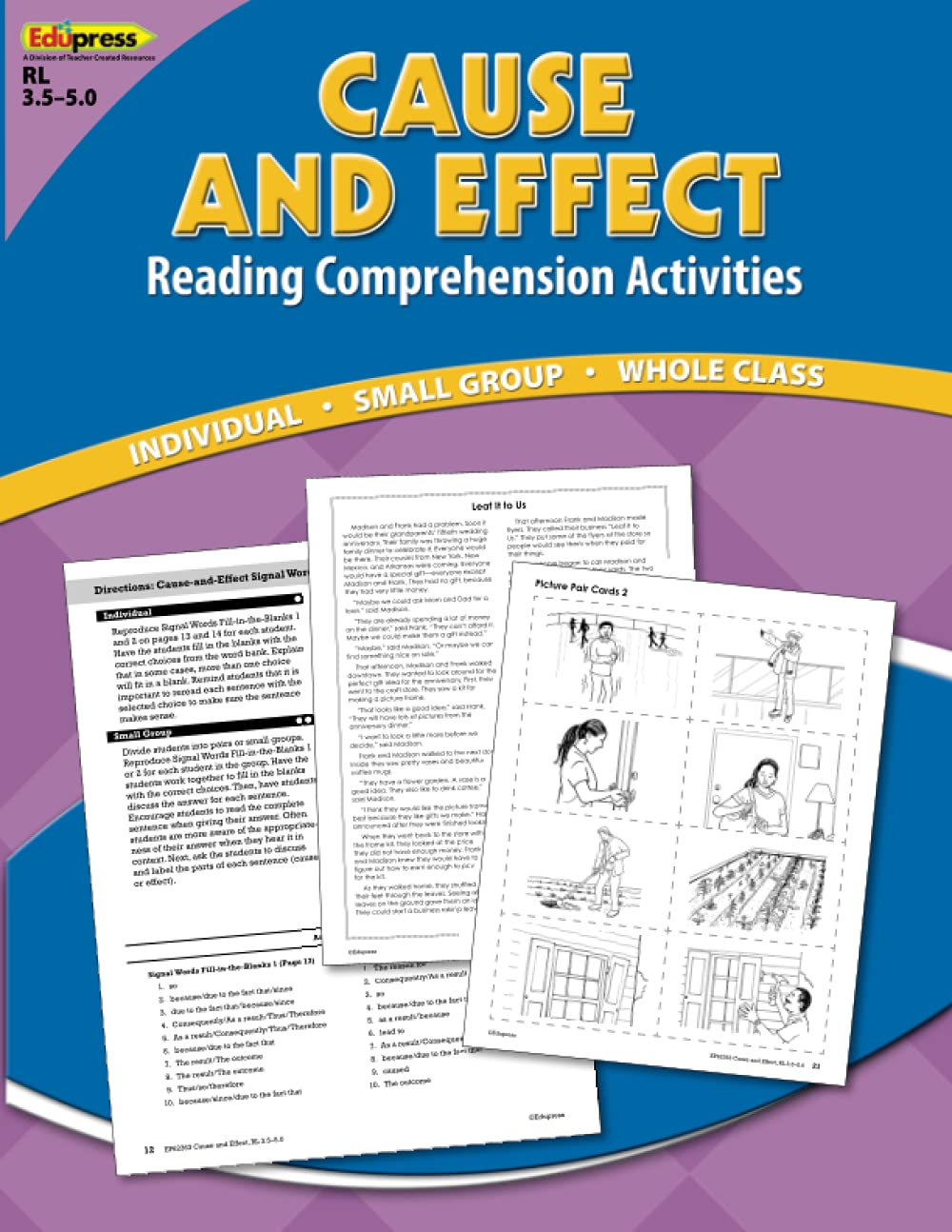 Cause and Effect: Reading Comprehension Activities