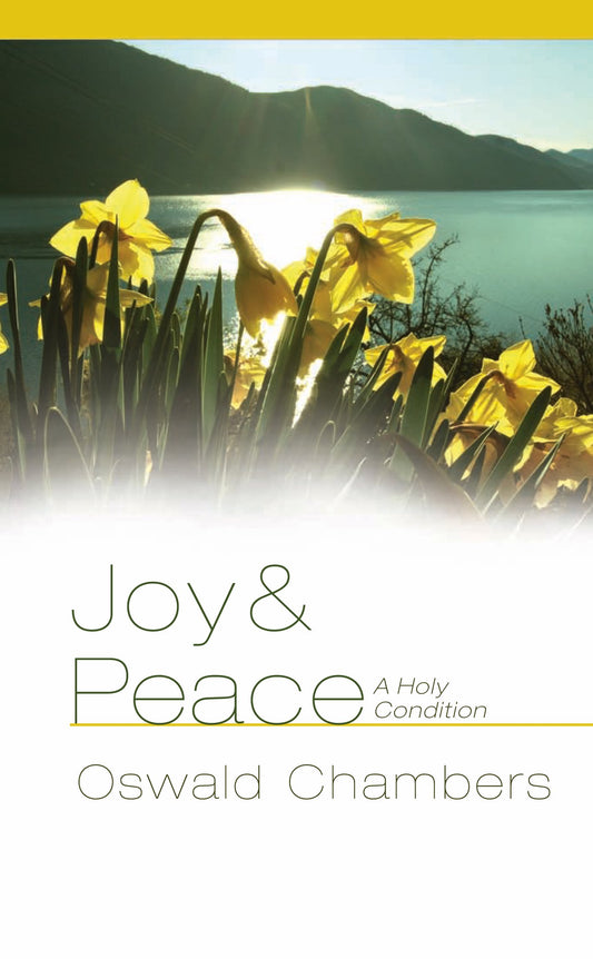Joy and Peace: A Holy Condition