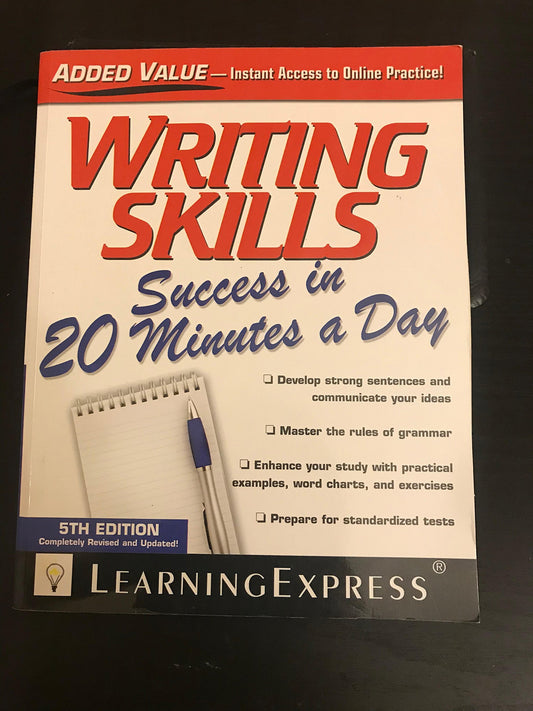 Writing Skills Success in 20 Minutes a Day - 8686