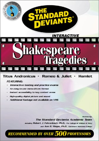 The Standard Deviants - Shakespeare Tragedies - Titus Andronicus, Romeo & Juliet, Hamlet [DVD]