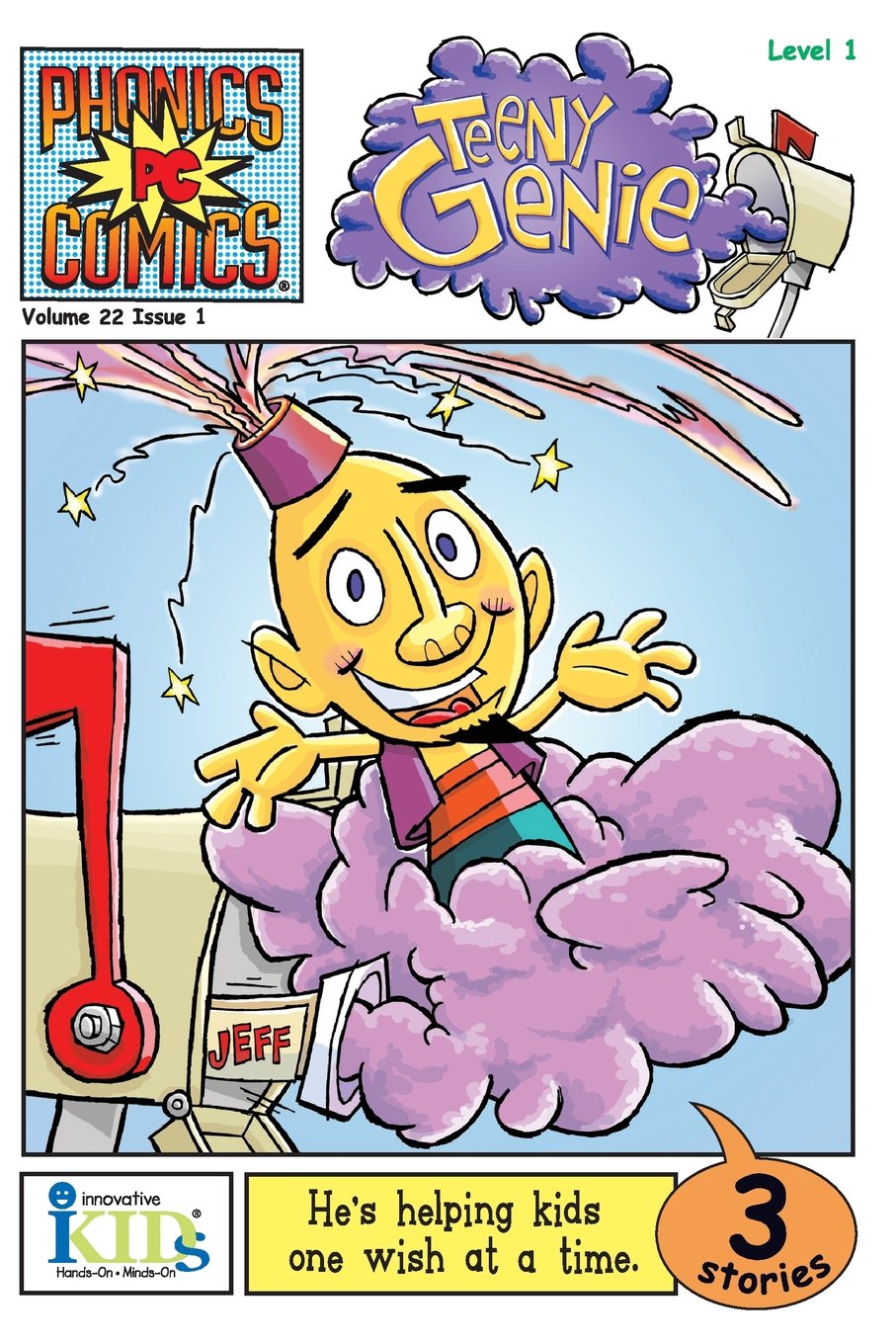 TEENY GENIE (Phonics Comics, Level 1)