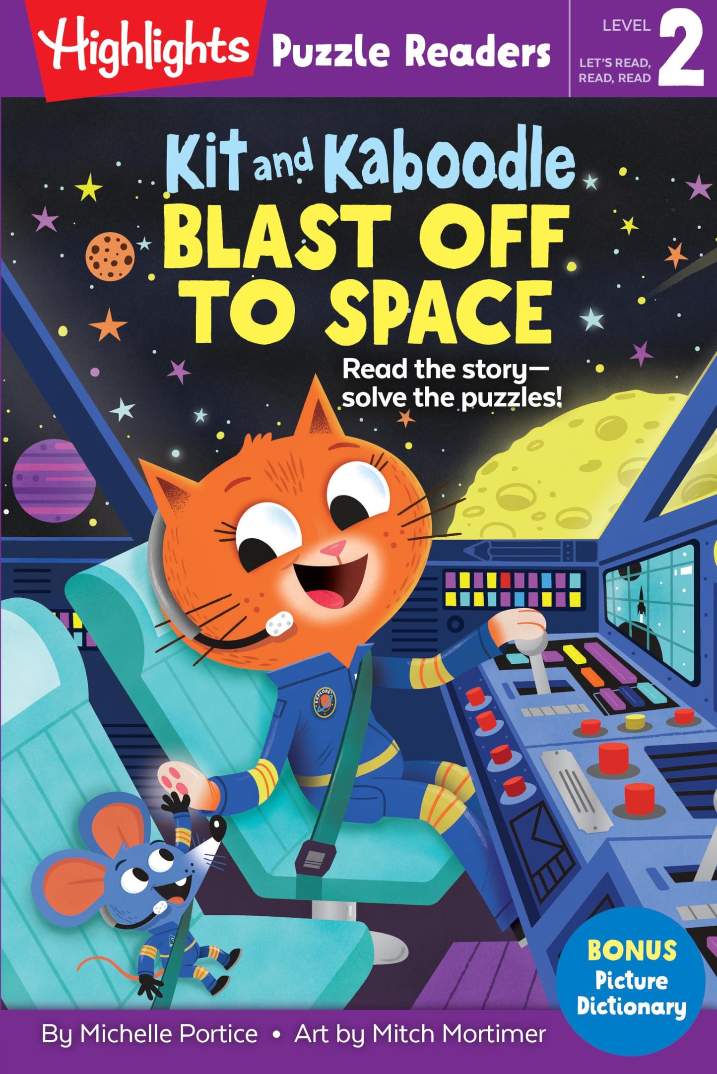 Kit and Kaboodle Blast off to Space (Highlights Puzzle Readers)