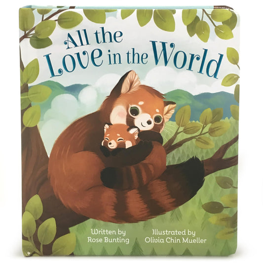 All The Love In The World Keepsake Padded Board Book Children's Gift.