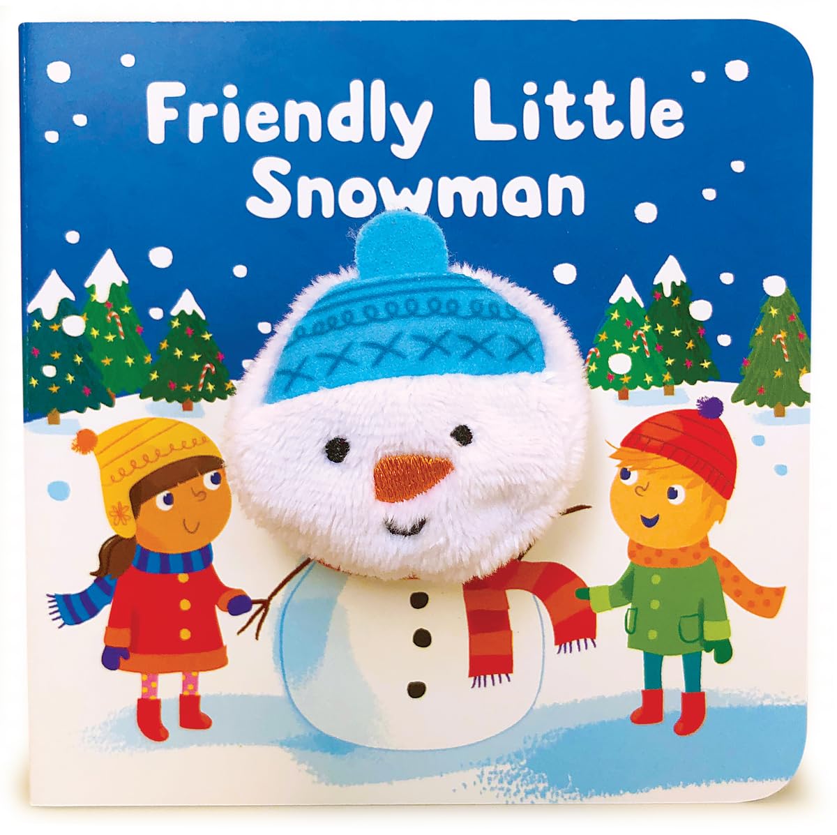 Friendly Little Snowman Finger Puppet Christmas Board Book Ages 0-4 (Finger Puppet Book)
