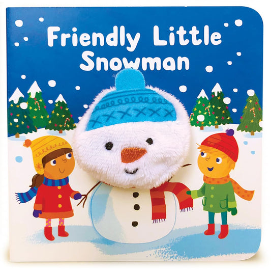 Friendly Little Snowman Finger Puppet Christmas Board Book Ages 0-4 (Finger Puppet Book)