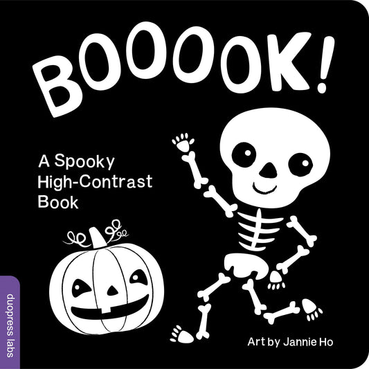 Booook! A Spooky High-Contrast Book: Stimulating Seasonal Sensory Play for Infant Development