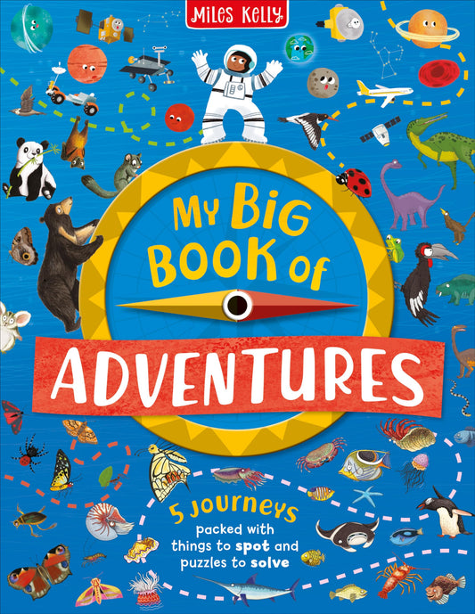 My Big Book of Adventures – 5 Fact-based Adventure Stories With Activities & Riddles for Fun Reading Time