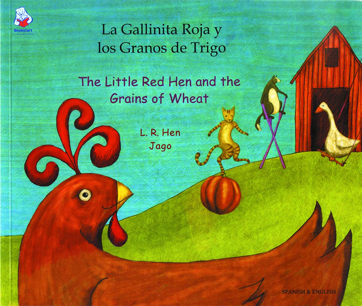 Mantra Lingua The Little Red Hen and The Grains of Wheat, Spanish and English
