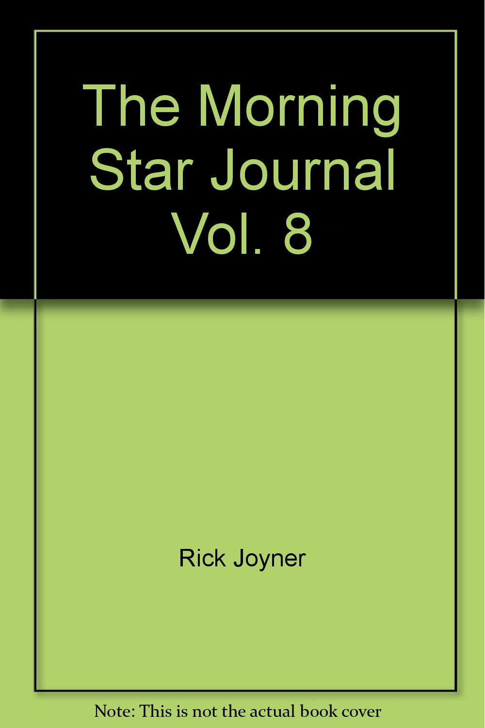 The Morning Star Journal, Vol. 8