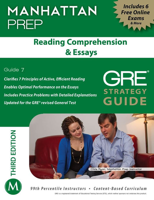 Reading Comprehension & Essays GRE Strategy Guide, 3rd Edition