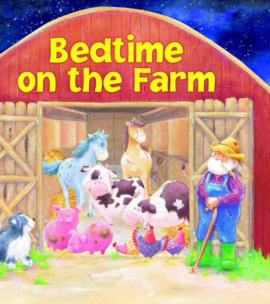 Bedtime On The Farm - An Animal Bedtime Story For Children - Padded Board Picture Book - Little Hippo Books