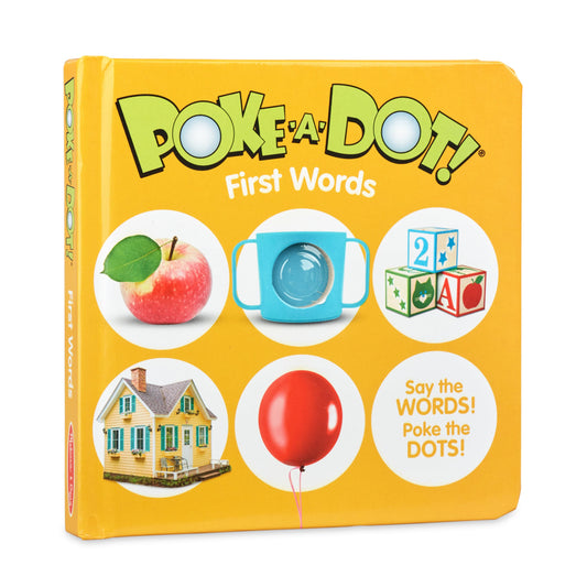 Melissa & Doug Childrens Book  Poke-a-Dot: First Words (Board Book with Buttons to Pop)