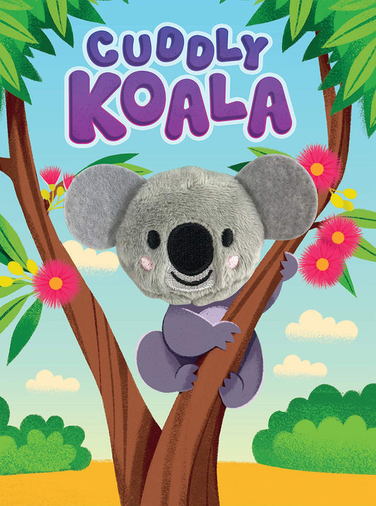 Cuddly Koala - Childrens Finger Puppet Board Book - Interactive - Novelty