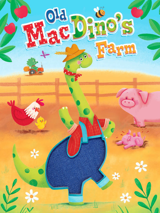 Old MacDino's Farm - Touch and Feel Board Book - Sensory Board Book - Old MacDonald