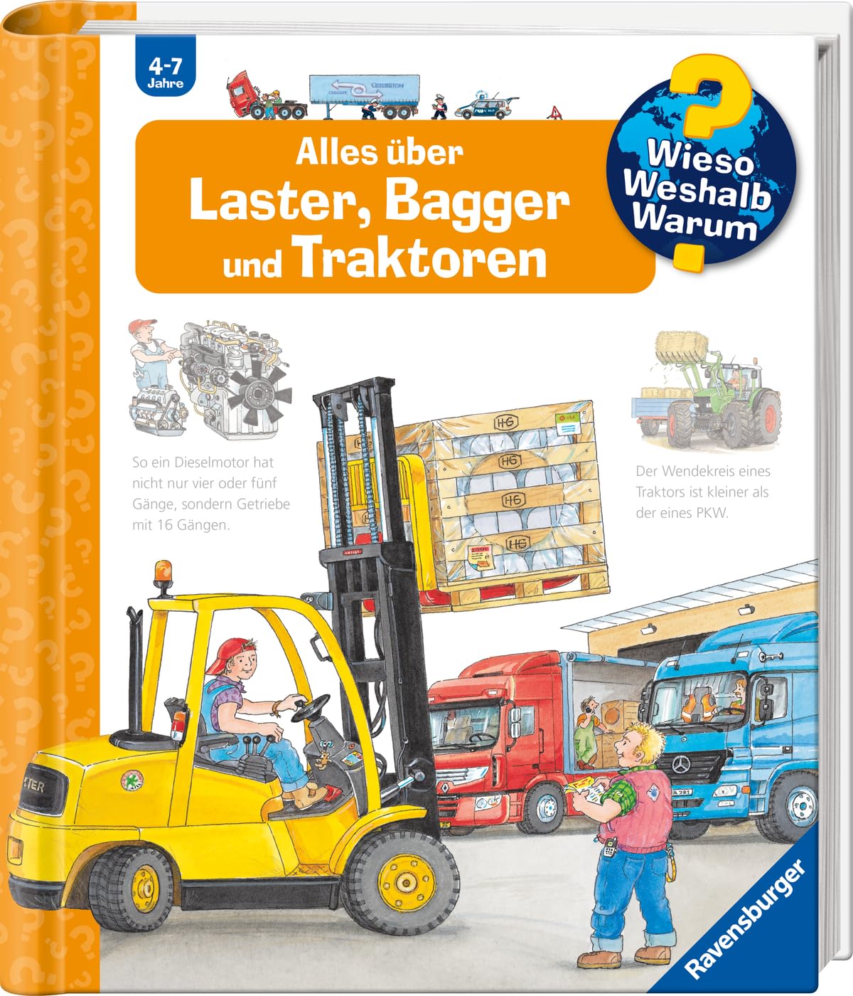Alles über Laster, Bagger und Traktoren