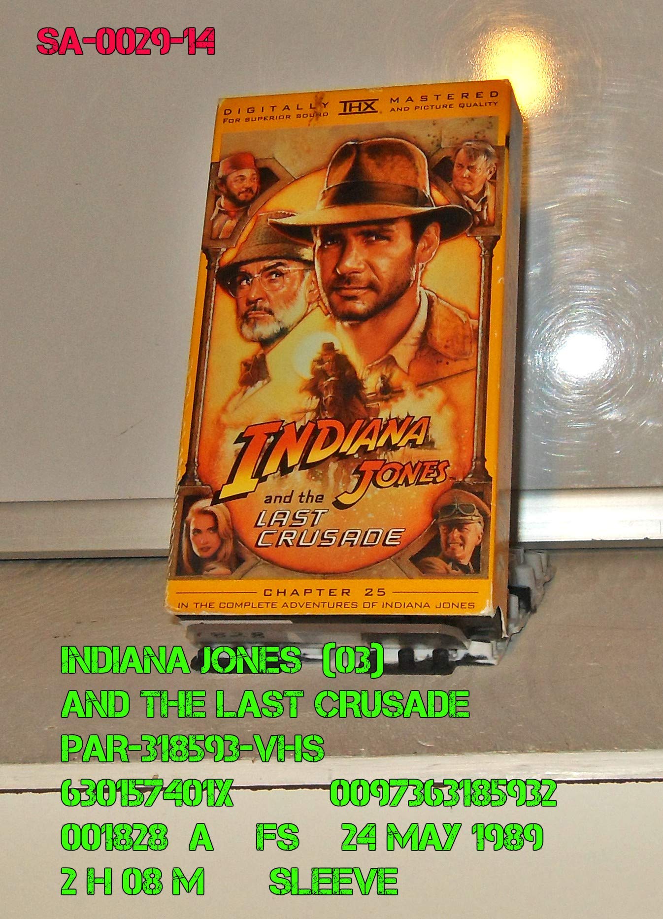 Indiana Jones and the Last Crusade [VHS]