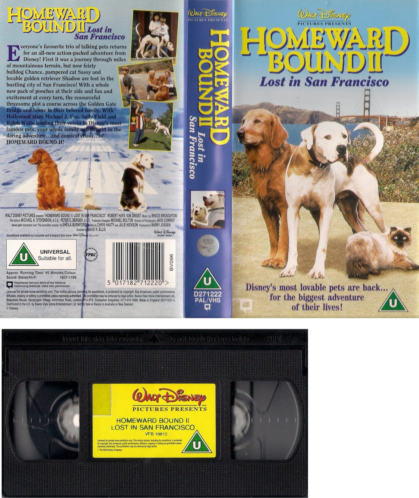 Homeward Bound II - Lost in San Francisco (Walt Disney Pictures Presents) [VHS]