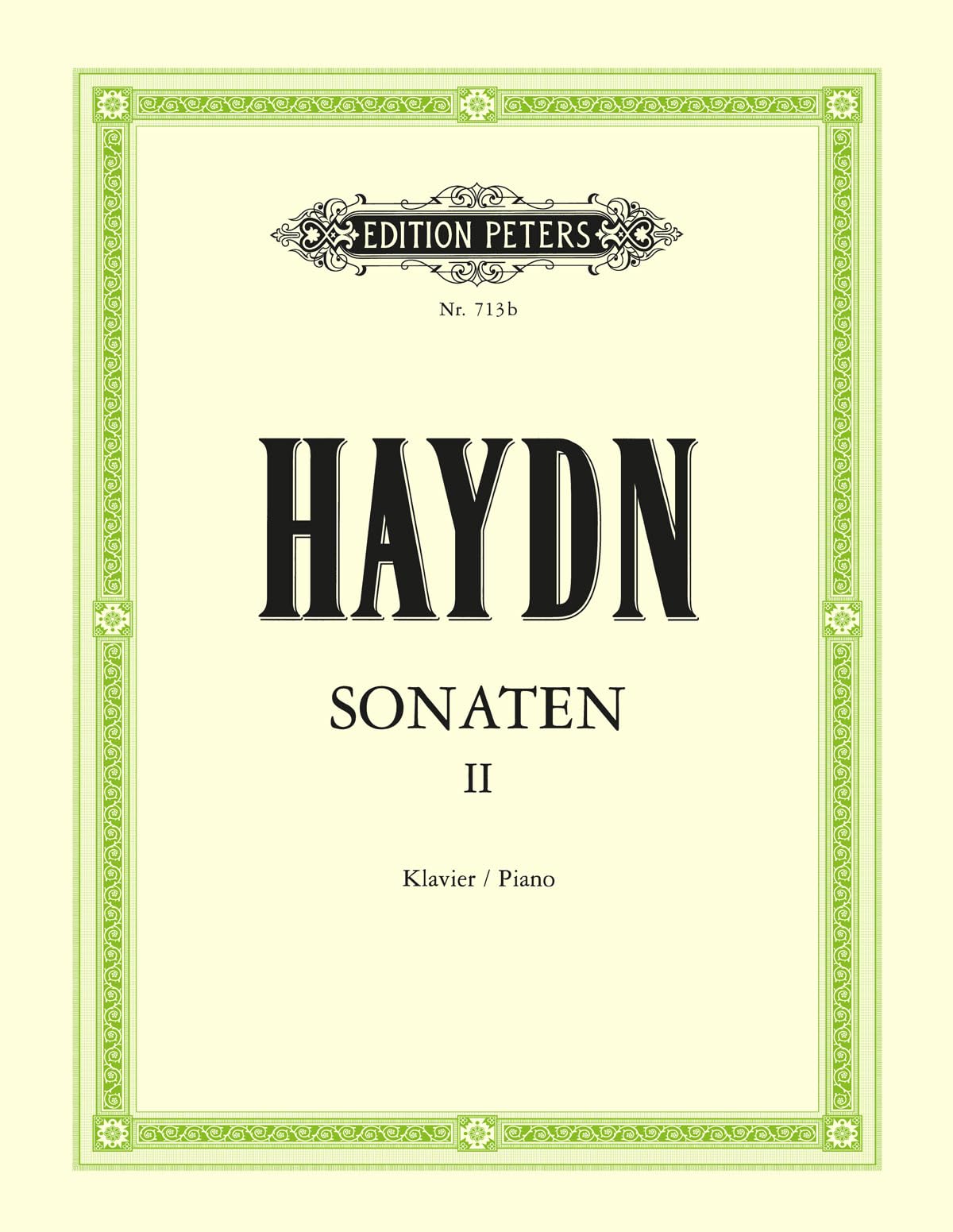 Piano Sonatas: Sheet (Edition Peters, 2)
