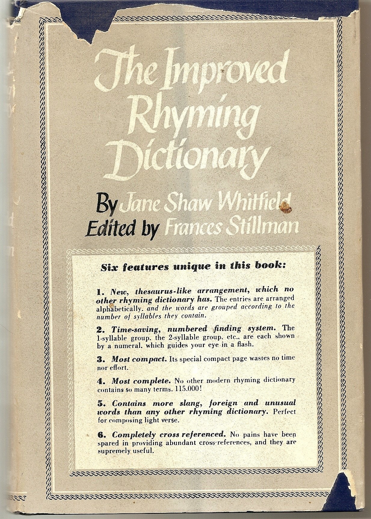 The improved rhyming dictionary