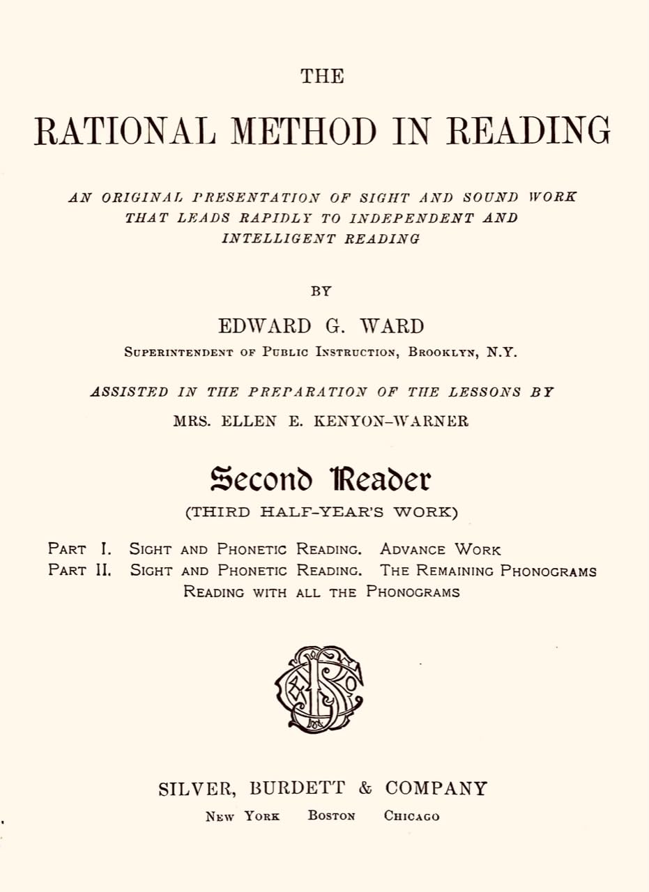 The rational method in reading, first reader - 2557