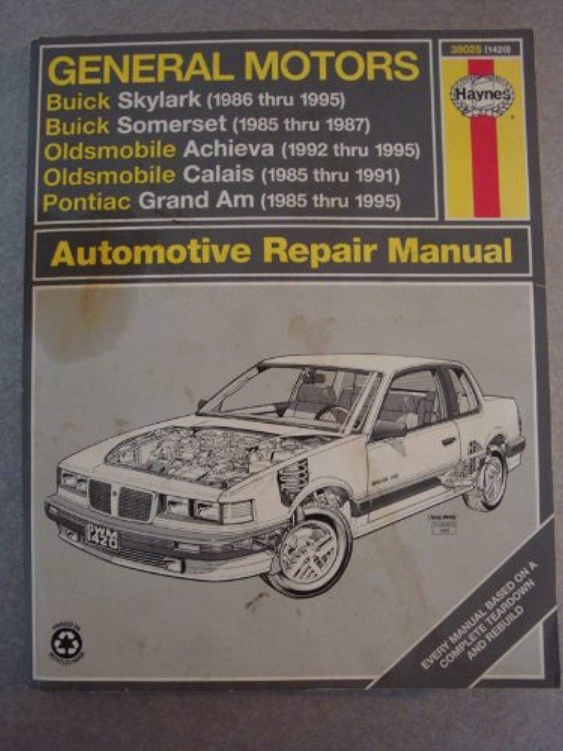 Haynes 38025 Gm N-Cars 85-95