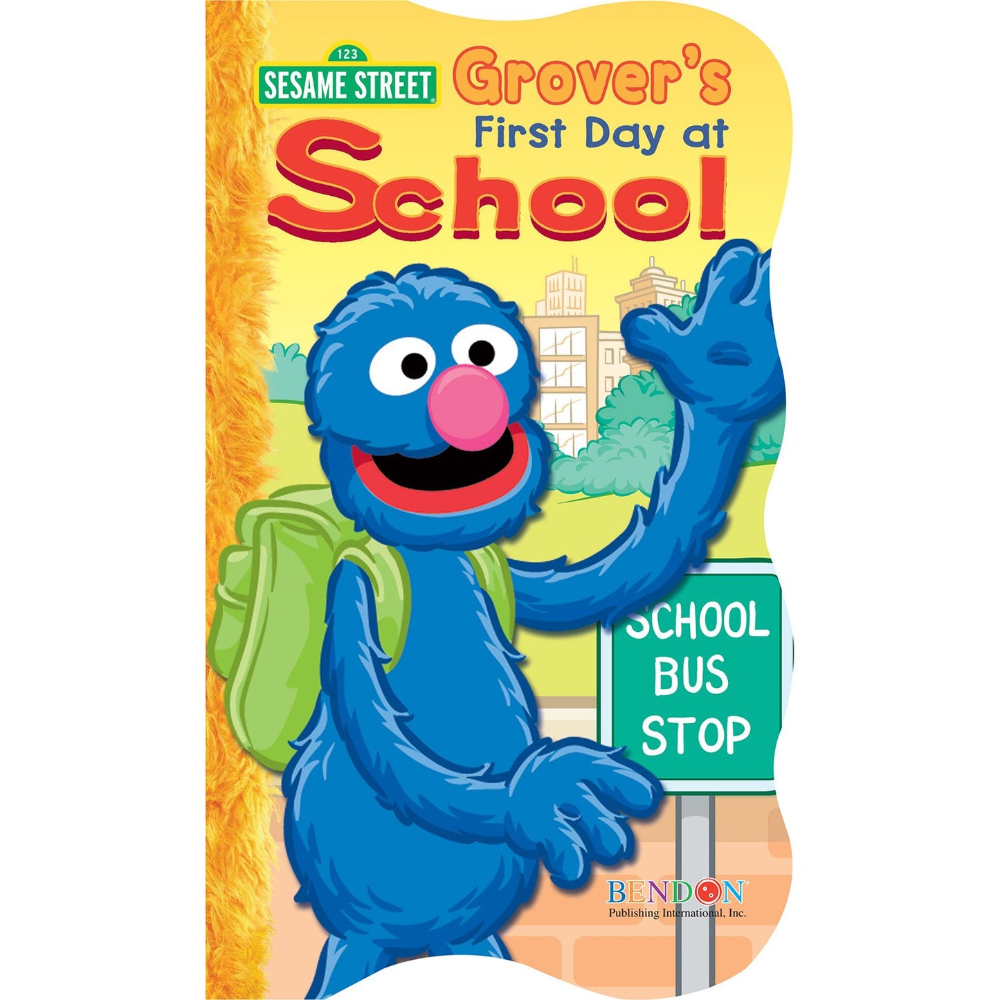 Bendon 7035-VL Sesame Street 5" x 8.5" Board Book, Assorted