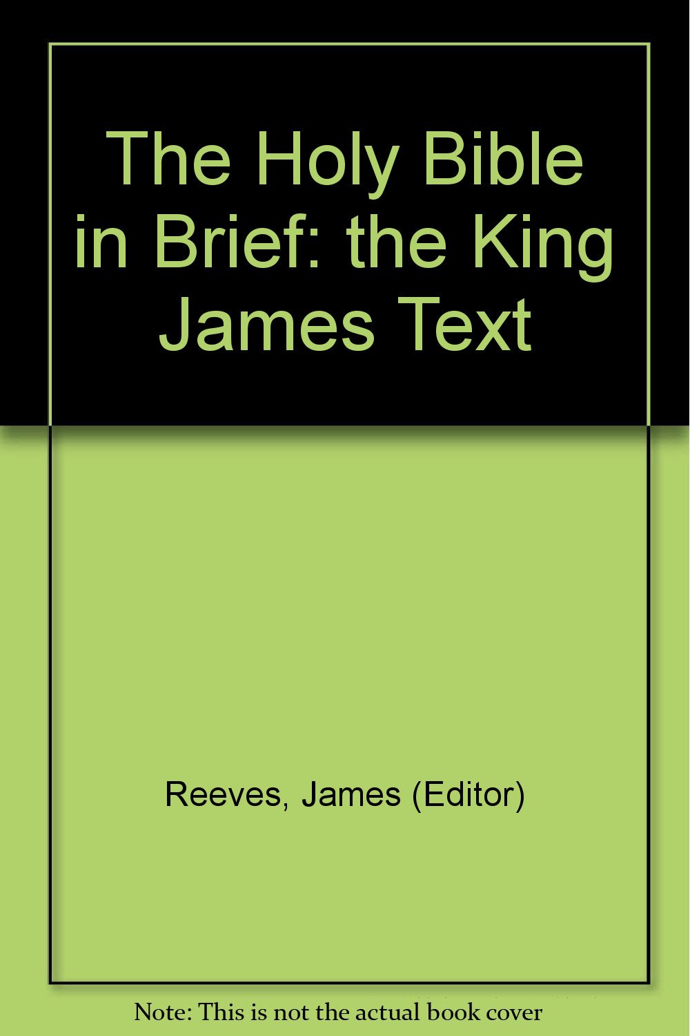 The Holy Bible in Brief