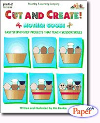 Teaching and Learning CUT AND CREATE! MOTHER GOOSE GR. PREK-2 - 1 pc