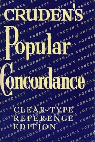 Cruden's Popular Concordance