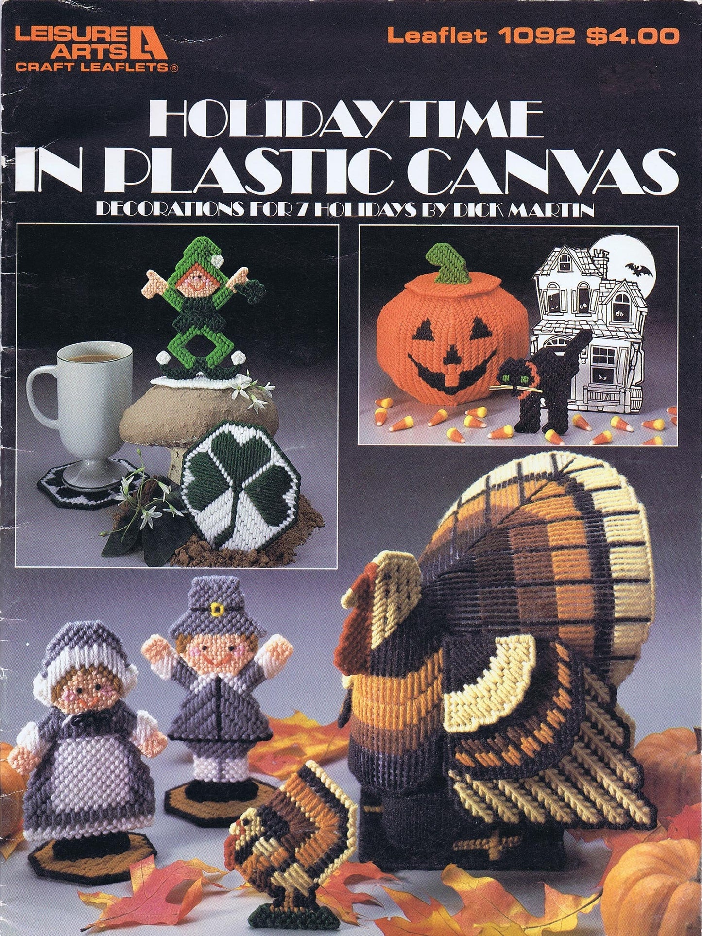 Holiday Time In Plastic Canvas: Decorations for 7 Holidays- Leisure Arts Leaflet 1092