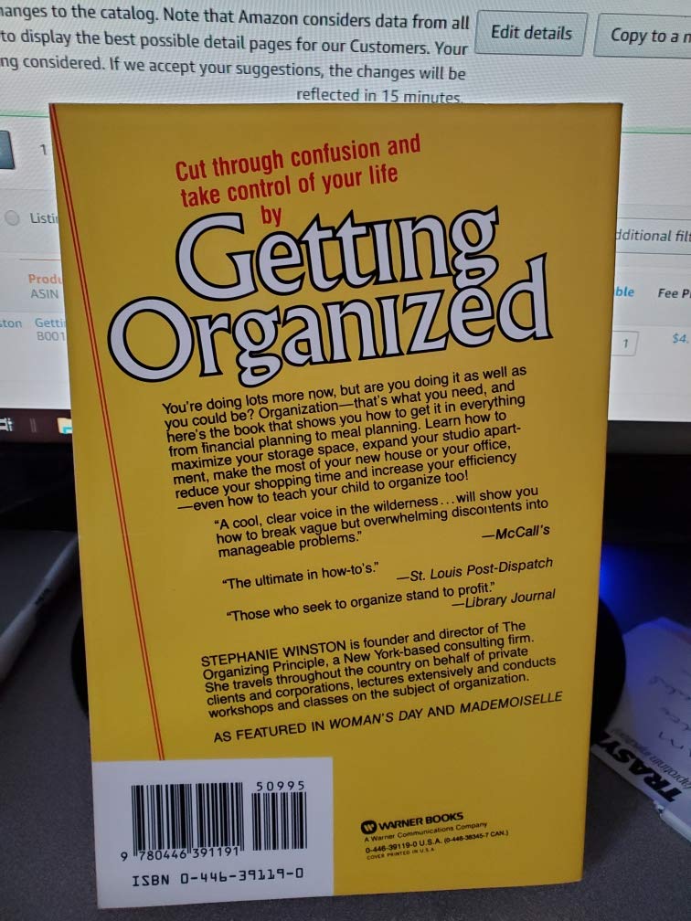 Getting Organized
