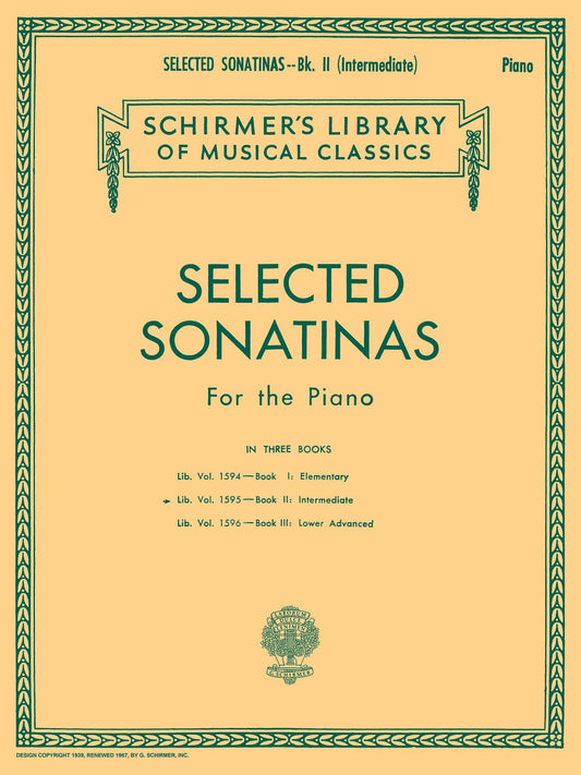 Selected Sonatinas - Book 2: Intermediate Intermediate Piano Solo