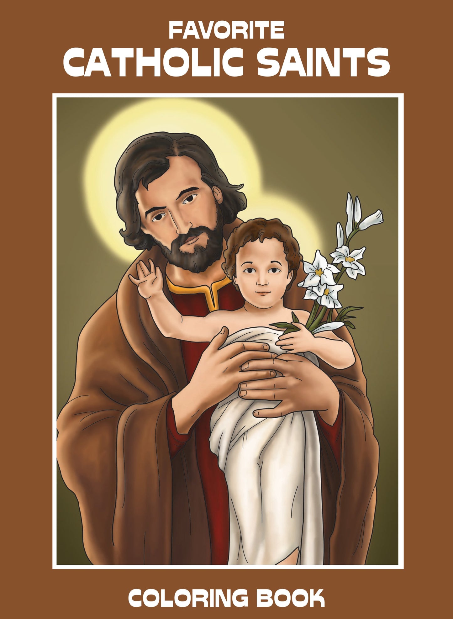 Favorite Catholic Saints Coloring Book