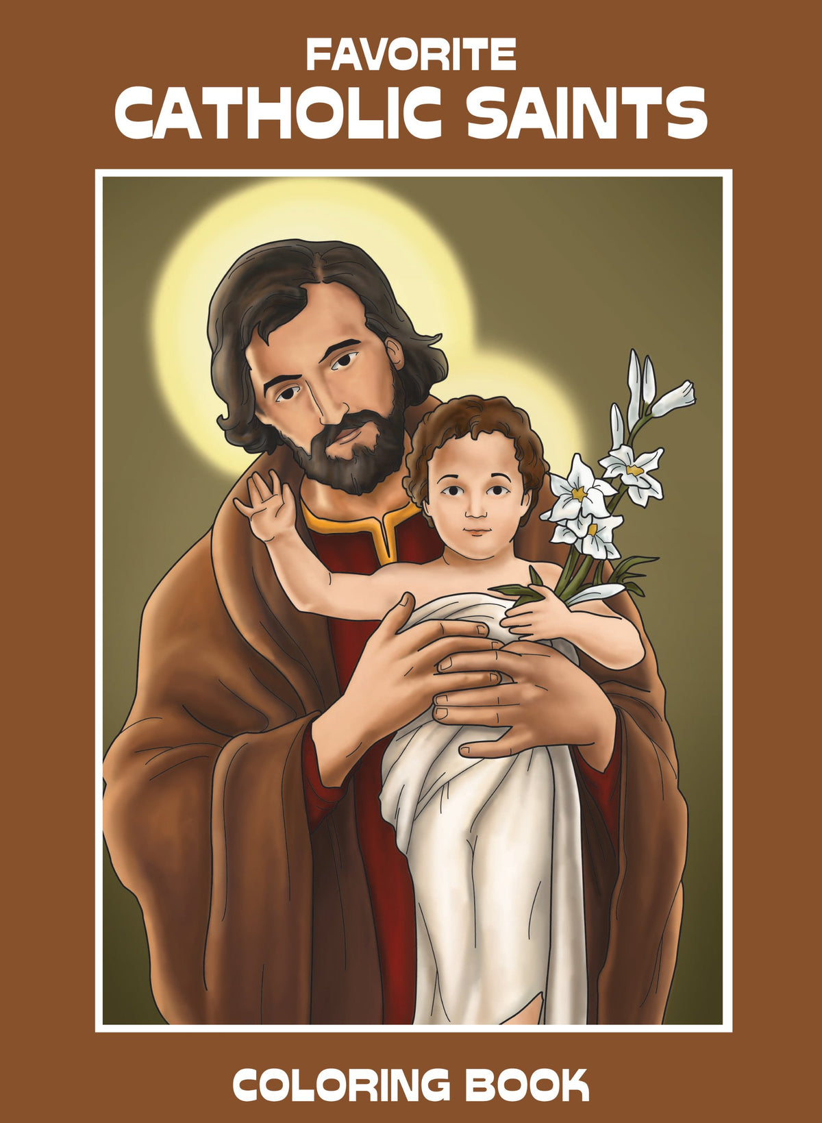 Favorite Catholic Saints Coloring Book