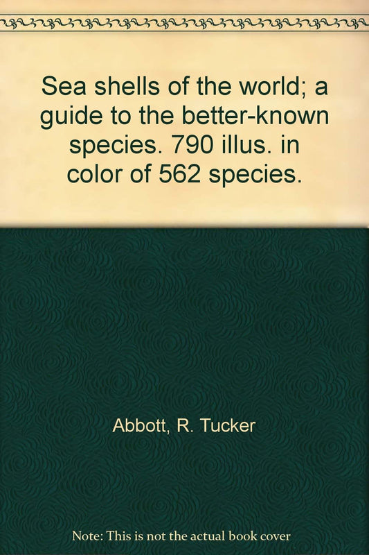 Sea shells of the world; a guide to the better-known species. 790 illus. in color of 562 species.