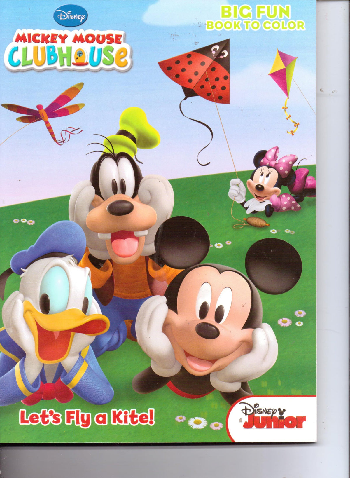 Mickey Mouse Clubhouse Big Fun Book to Color ~ Let's Fly a Kite