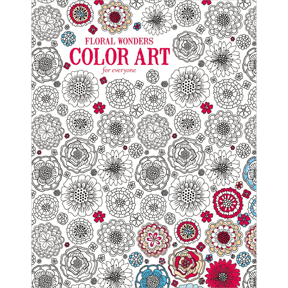 LolliZ Leisure Arts 6706 Floral Wonders Coloring Book