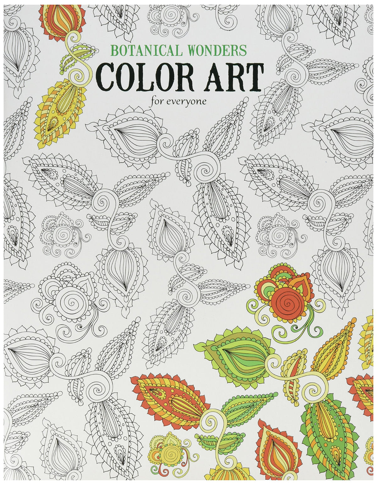 LEISURE ARTS 6764 Botanical Wonders Color Art, Assorted
