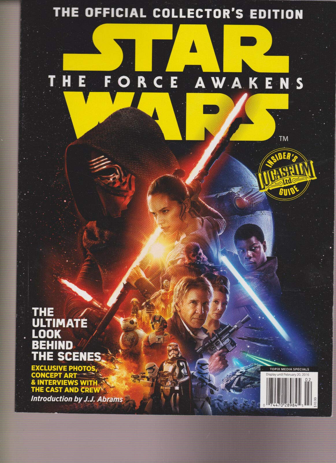 STAR WARS THE FORCE AWAKENS OFFICIAL COLLECTOR'S EDITION MAGAZINE JAN/FEB 2016